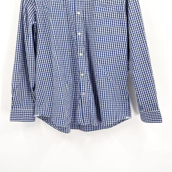 2/$30 American Eagle Classic Fit Collared Gingham Plaid Button Down Shirt AE XXL - Picture 5 of 7